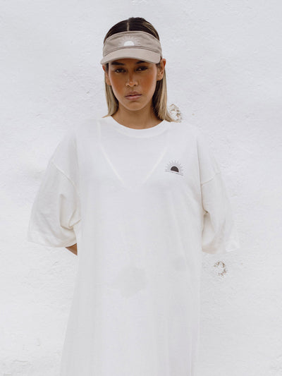 Underprotection hat in grey with a logo on made of organic 100% cotton 