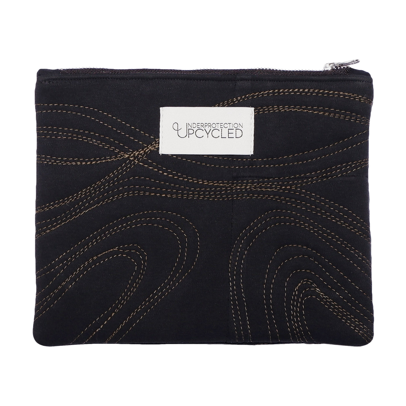 Underprotection pouch in black made from recycled materials 