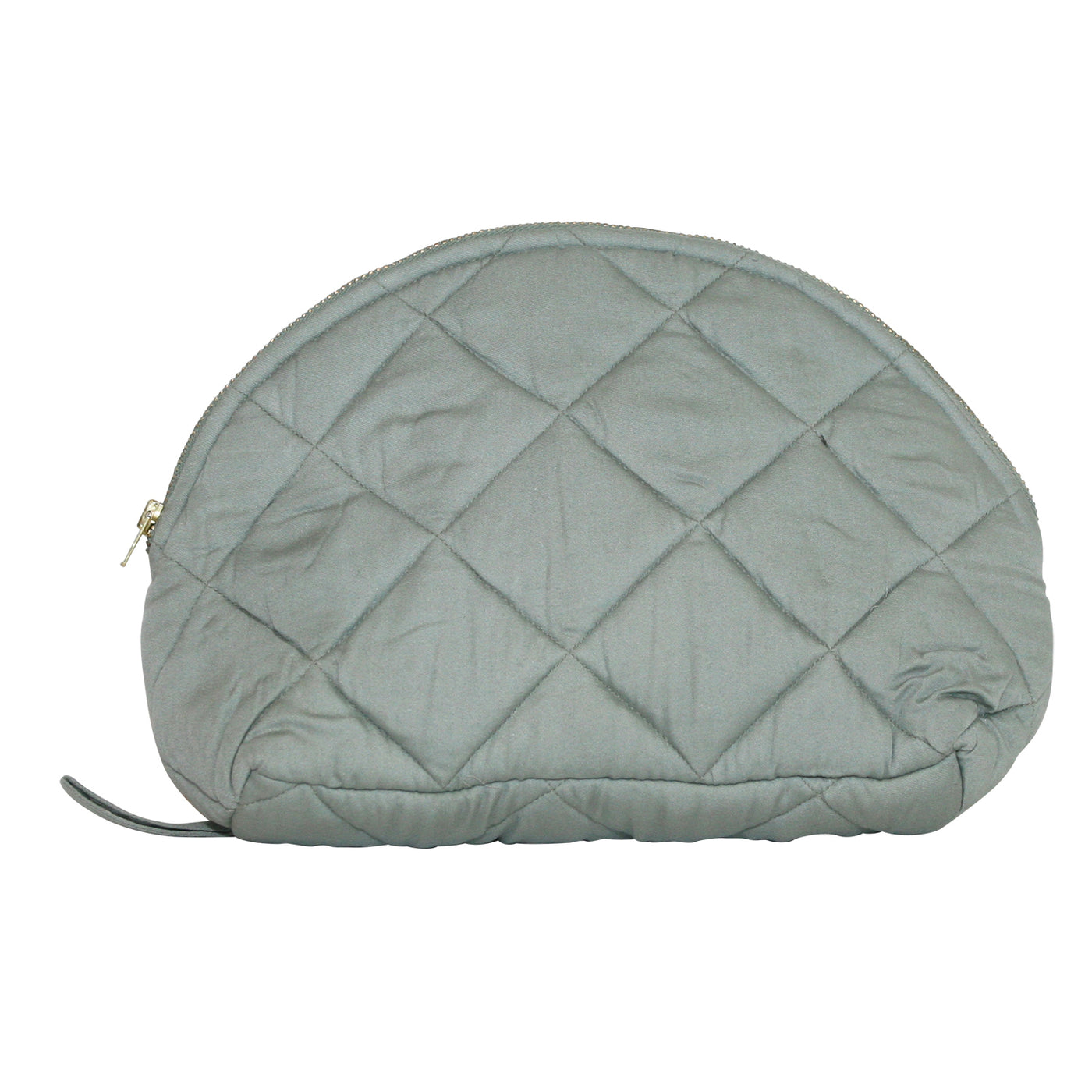 Isabel toilet bag is made in quilted lyocell fabric. Sustainable accessories